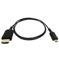 Sanho HyperThin Micro HDMI do HDMI Kabel (0,8 m)