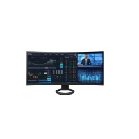 EIZO EV3895-BK  - ultraszeroki monitor z zakrzywionym ekranem, z USB-C i kartą sieciową (czarny)