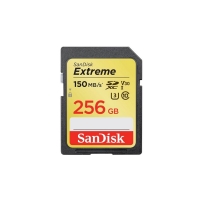SANDISK EXTREME SDXC 256 GB 150/70 MB/s V30 UHS-I U3