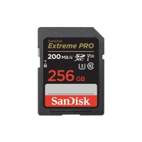 Sandisk Extreme Pro SDXC 256GB 200/140 MB/s c10 v30 UHS-I + 2 lata RescuePRO Deluxe